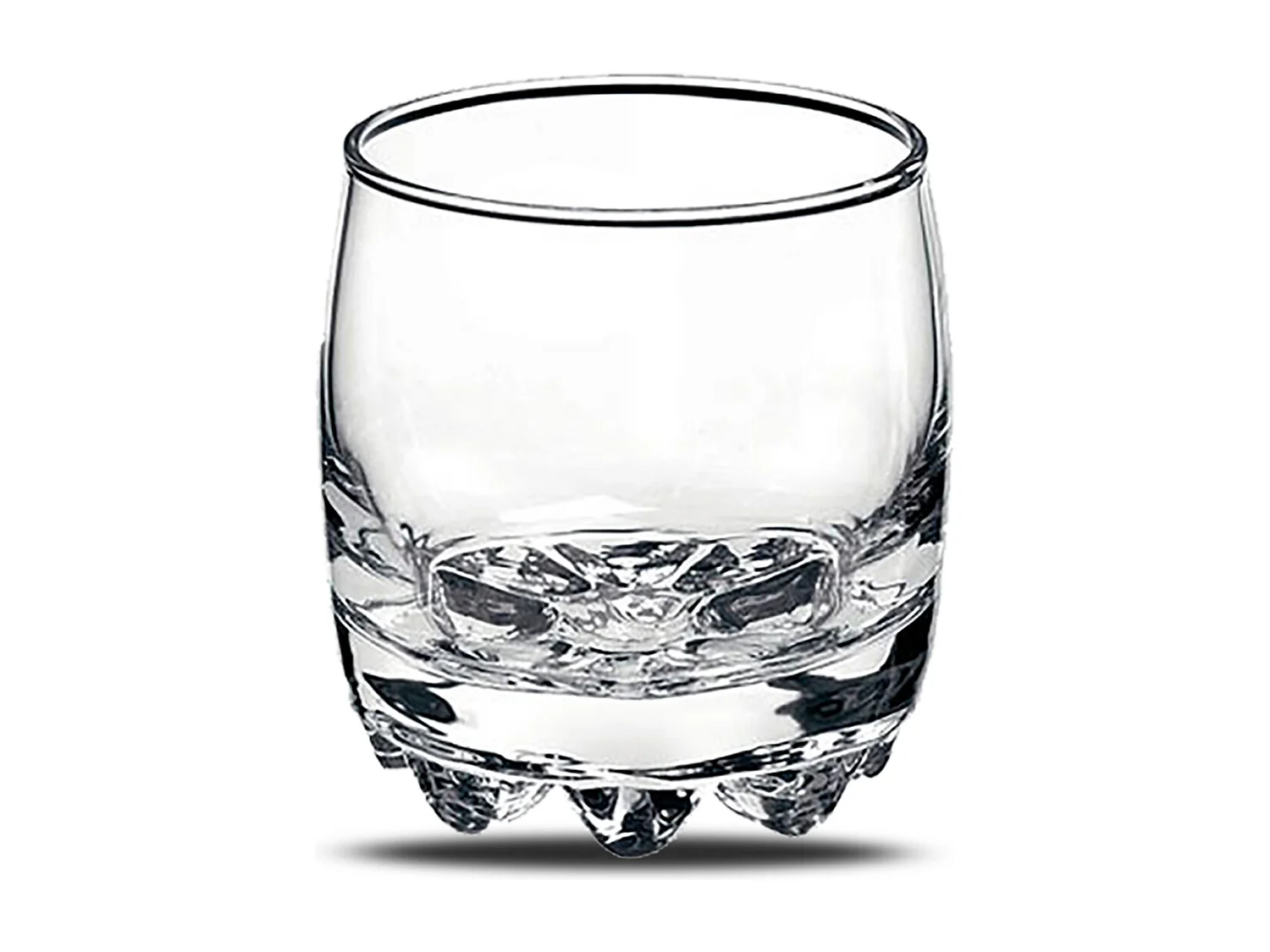 Lot de 6 verre à liqueur, verre à pied, verre dégustation, capacité 19.5 cl - Diamètre 7.5 cm