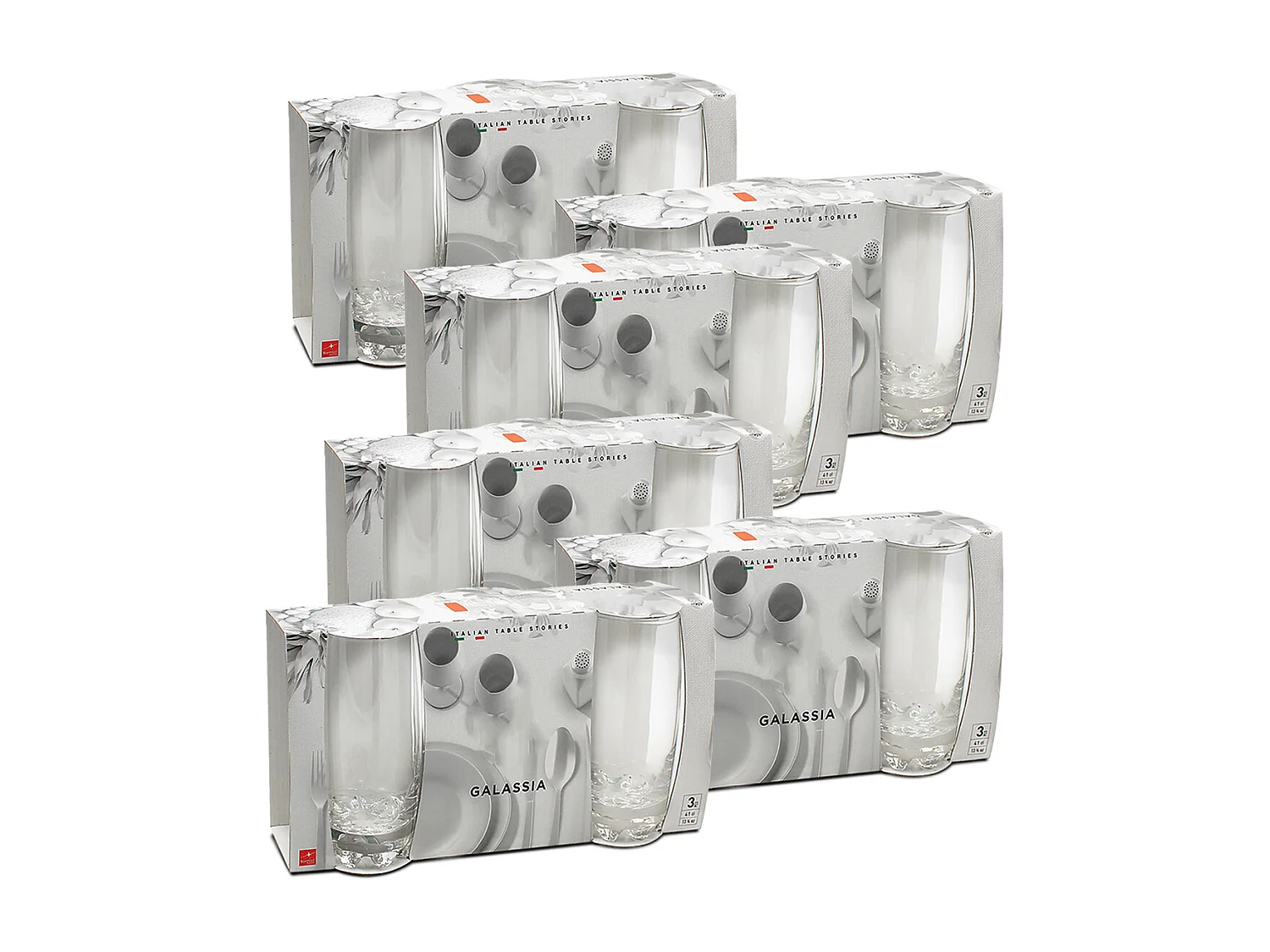 Lot de 18 verre à liqueur, verre dégustation, gobelets à eau en verre, capacité 41 cl