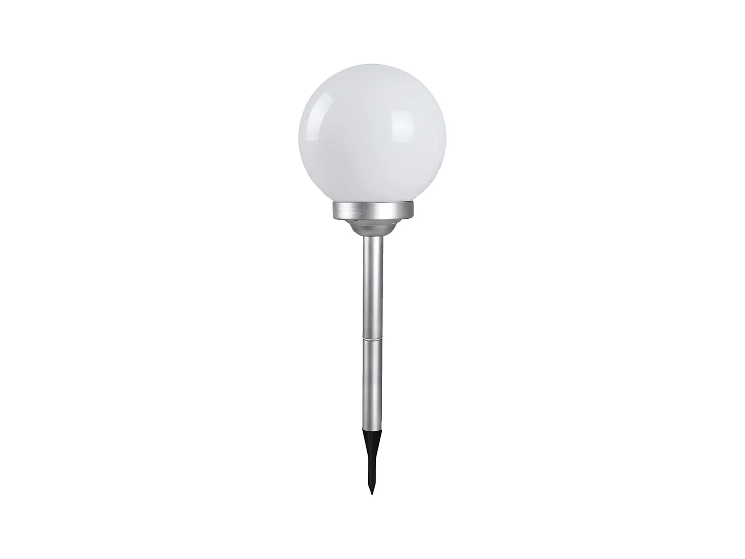 Boule lumineuse solaire pour jardin, lampe LED de jardin, borne solaire, éclairage solaire d'extérieur - Diamètre 15 x Hauteur 52 cm