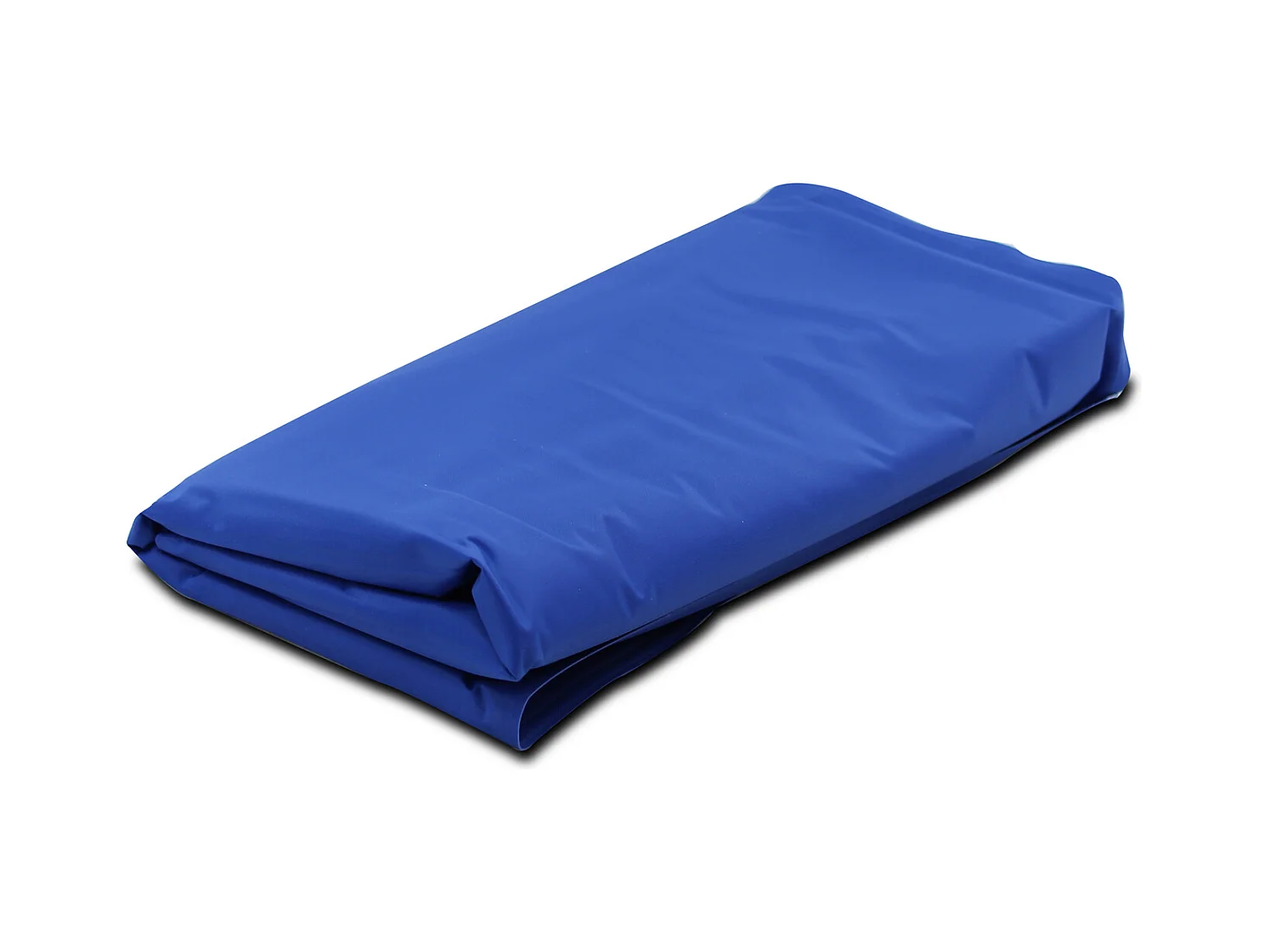 Coussin lit pour chien en polyester coloris bleu - Longueur 50 x profondeur 90 cm.