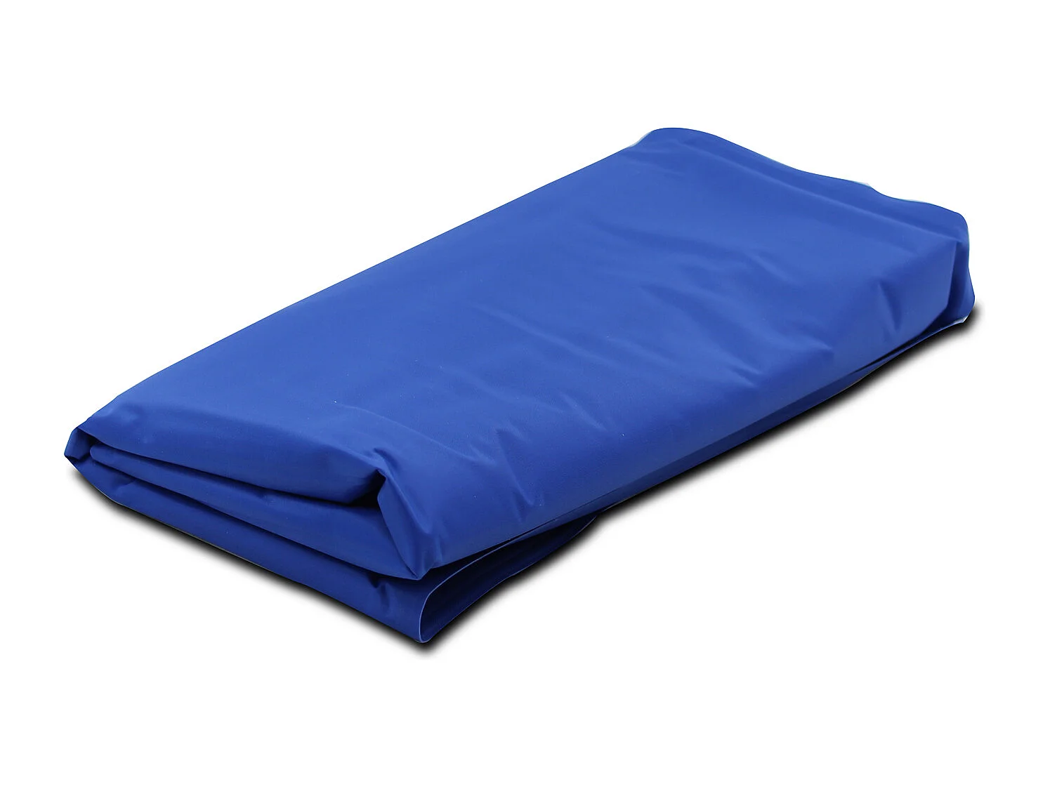 Coussin lit pour chien en polyester coloris bleu - Longueur 50 x profondeur 90 cm.