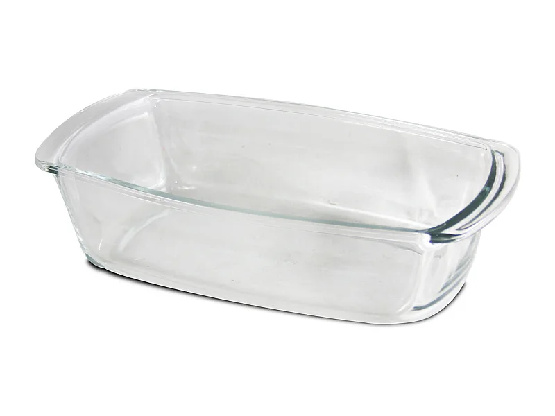 Plat à four, plat à tarte, moule de cuisson en verre, capacité 1.5 L - Longueur 28 x Profondeur 14.8 x Hauteur 7.2 cm
