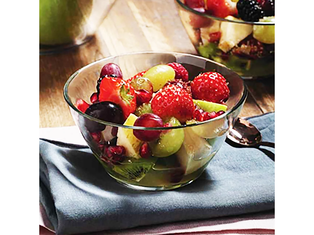 Lot de 6 saladier, bol de service en verre, capacité 110 cl - Diamètre 17 x Hauteur 9.5 cm