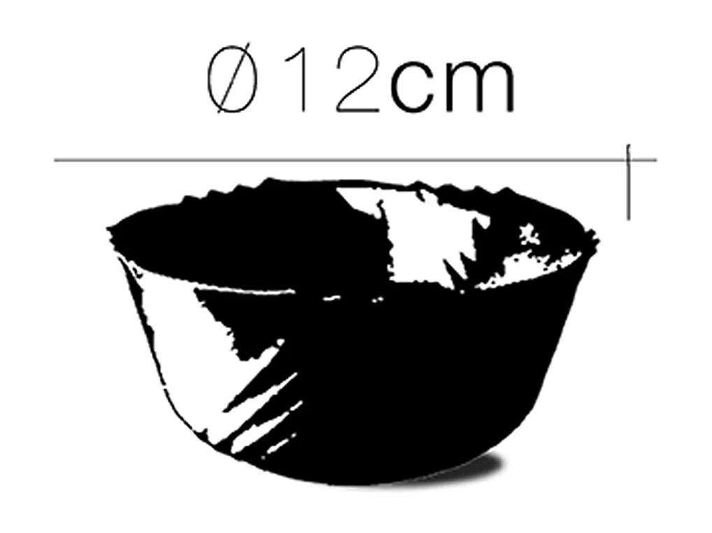 Lot de 24 bol de service, bols à soupe, bols à dessert - Ø 12 cm