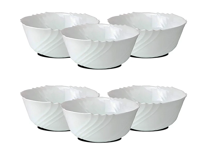 Lot de 6 bol de service, bols à soupe, bols à dessert - Ø 12 cm