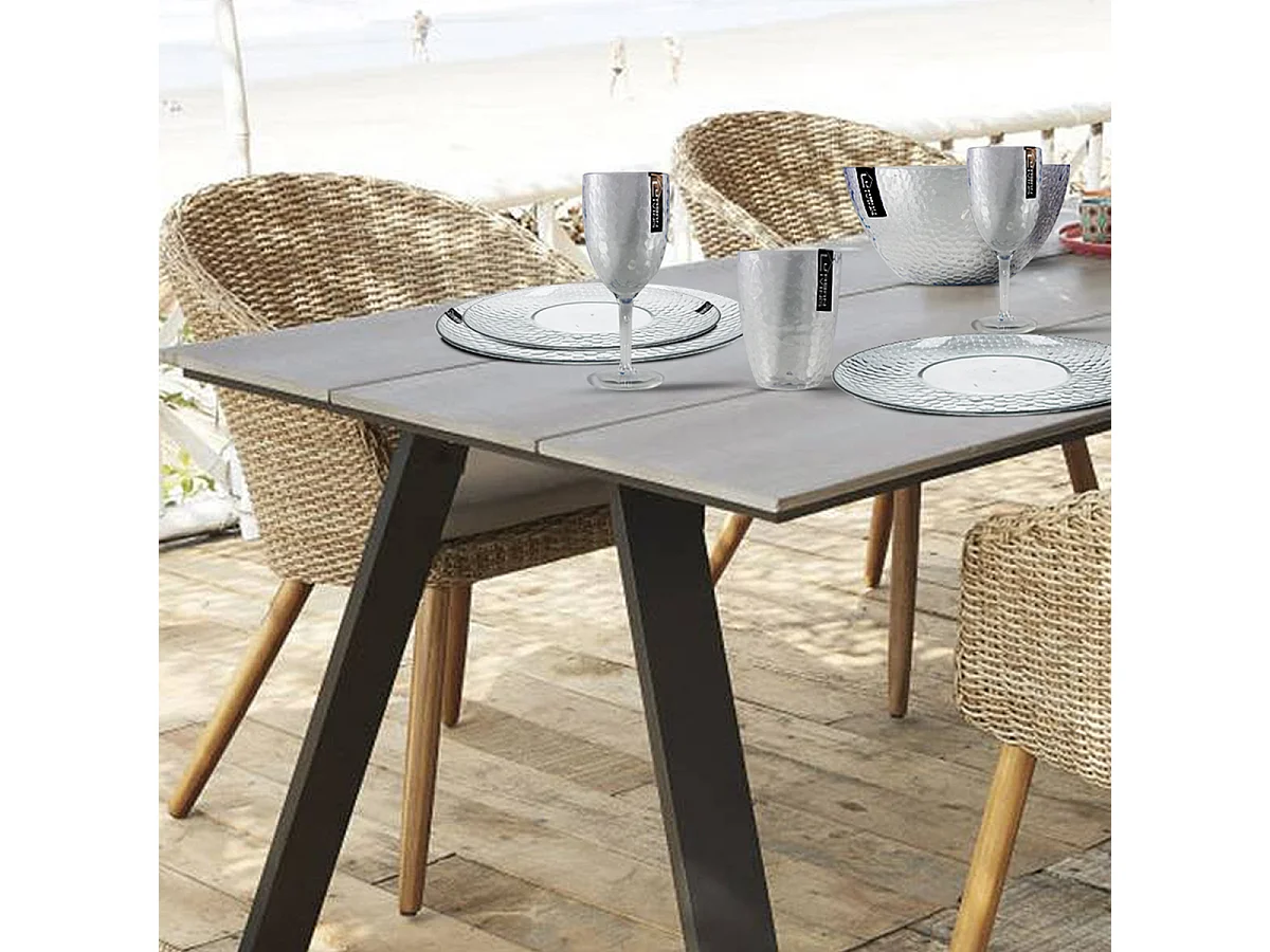 Lot de 6 pichet à anse, broc, carafe avec couvercle et bec - Diamètre 20/13,5 x Hauteur 23 cm