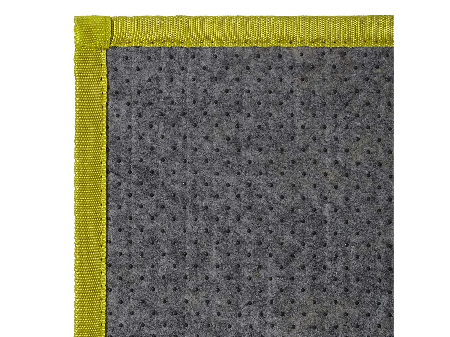 Tapis de sol antidérapant, moquette à rayures en bambou coloris vert - Longueur 250 x Profondeur 180 cm