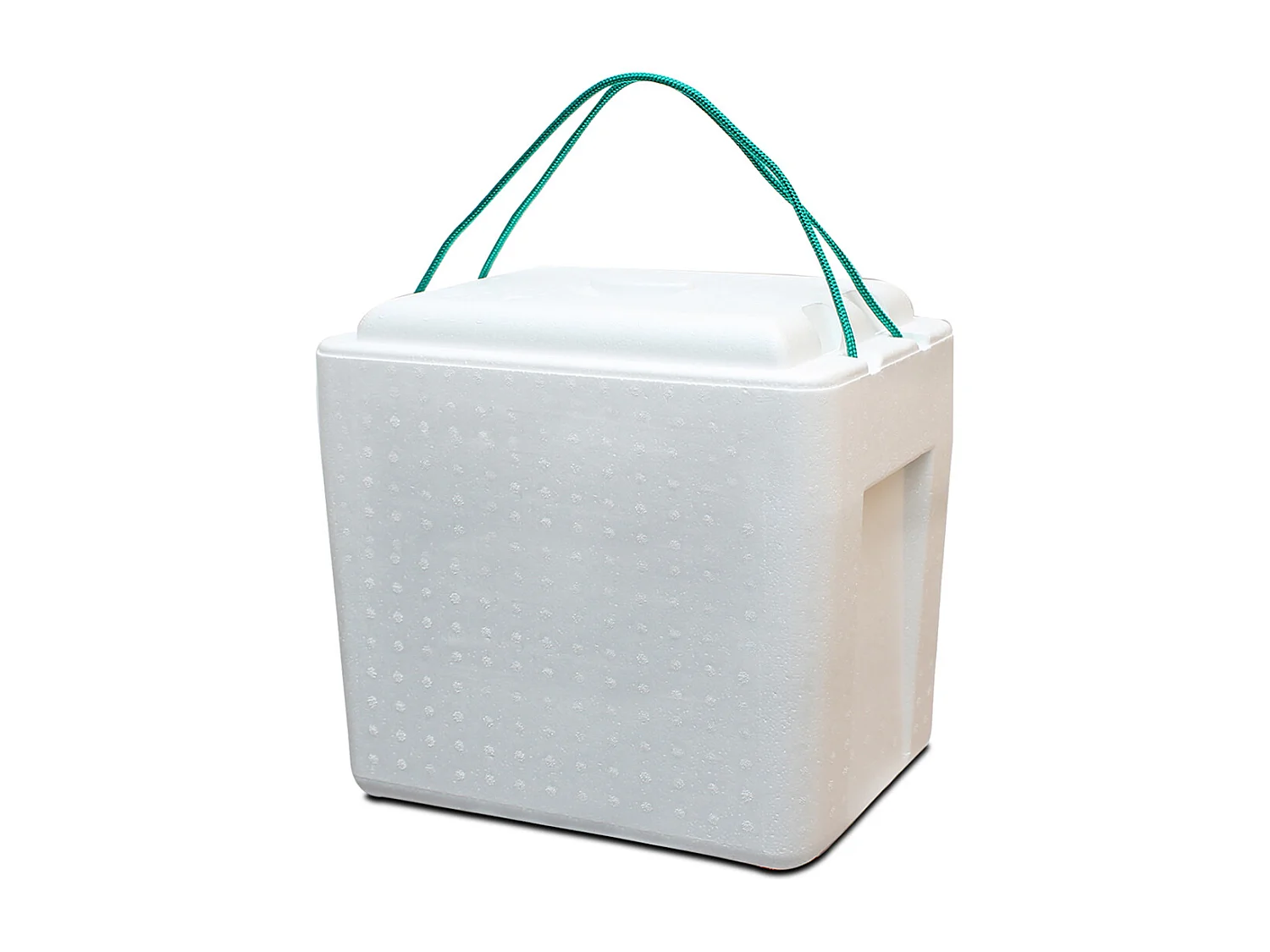 Glacière, réfrigérateur, refroidisseur en polystyrène coloris blanc, capacité 17 L - Longueur 37 x Profondeur 22 x Hauteur 34 cm
