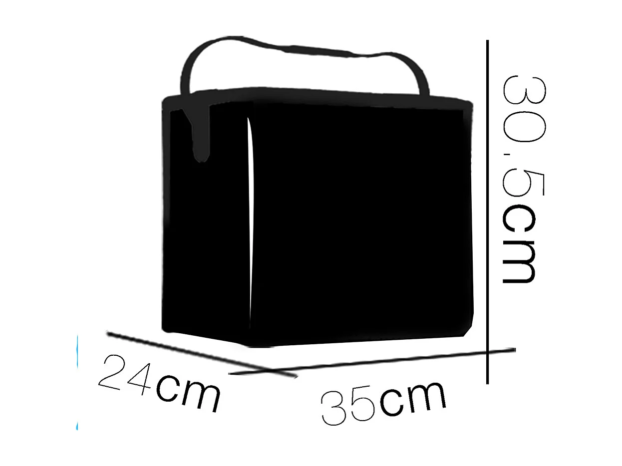 Glacière, réfrigérateur, refroidisseur en polystyrène coloris blanc, capacité 17 L- Longueur 35 x Profondeur 24 x Hauteur 30.5 cm