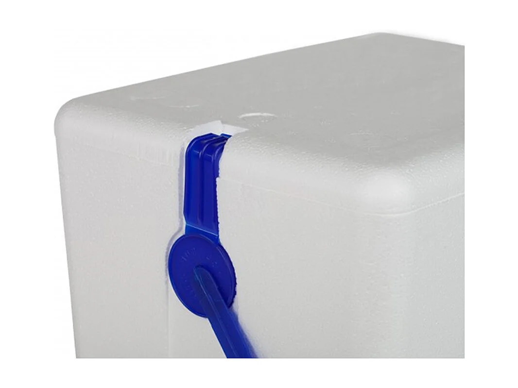 Glacière, réfrigérateur, refroidisseur en polystyrène coloris blanc, capacité 17 L- Longueur 35 x Profondeur 24 x Hauteur 30.5 cm