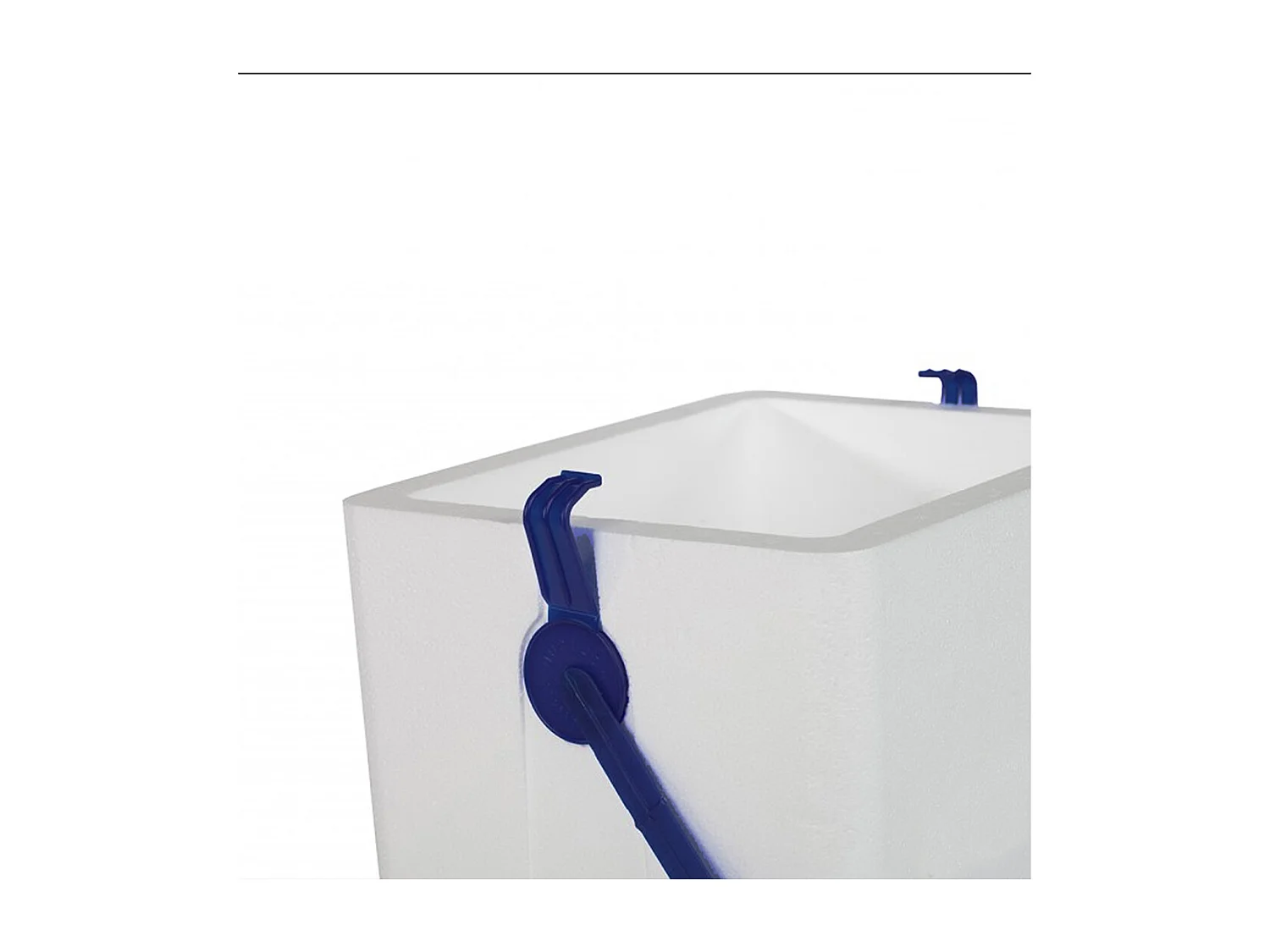 Glacière, réfrigérateur, refroidisseur en polystyrène coloris blanc, capacité 17 L- Longueur 35 x Profondeur 24 x Hauteur 30.5 cm