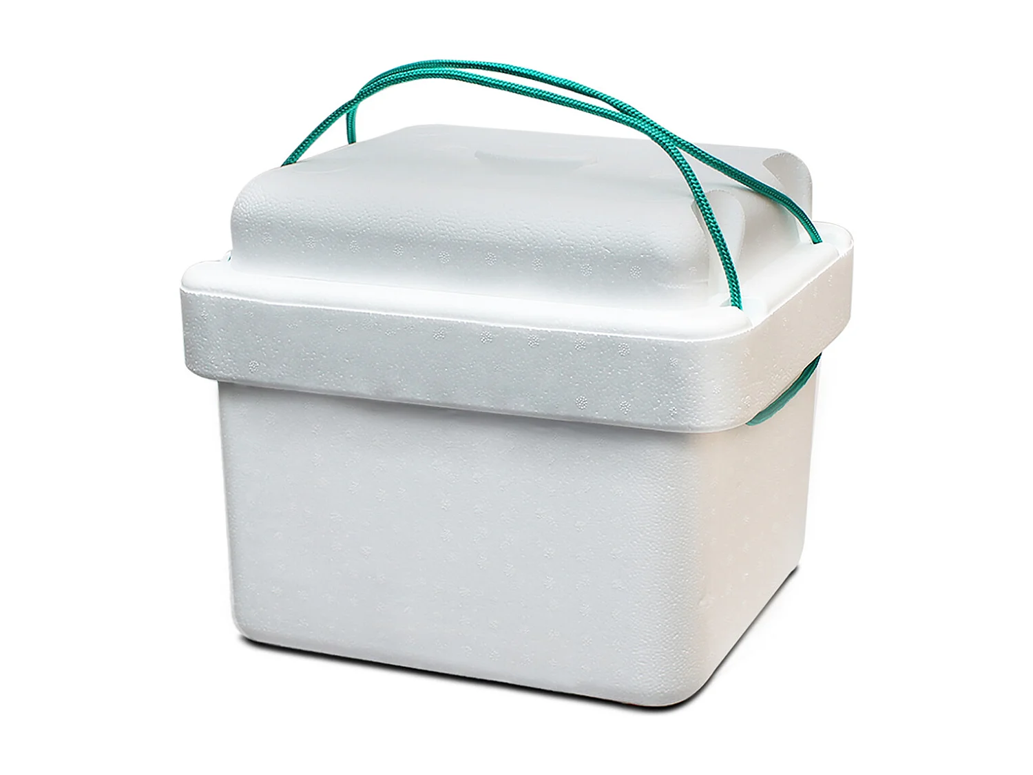 Glacière, réfrigérateur, refroidisseur en polystyrène coloris blanc, capacité 11 L - Longueur 35 x Profondeur 22.5 x Hauteur 27 cm