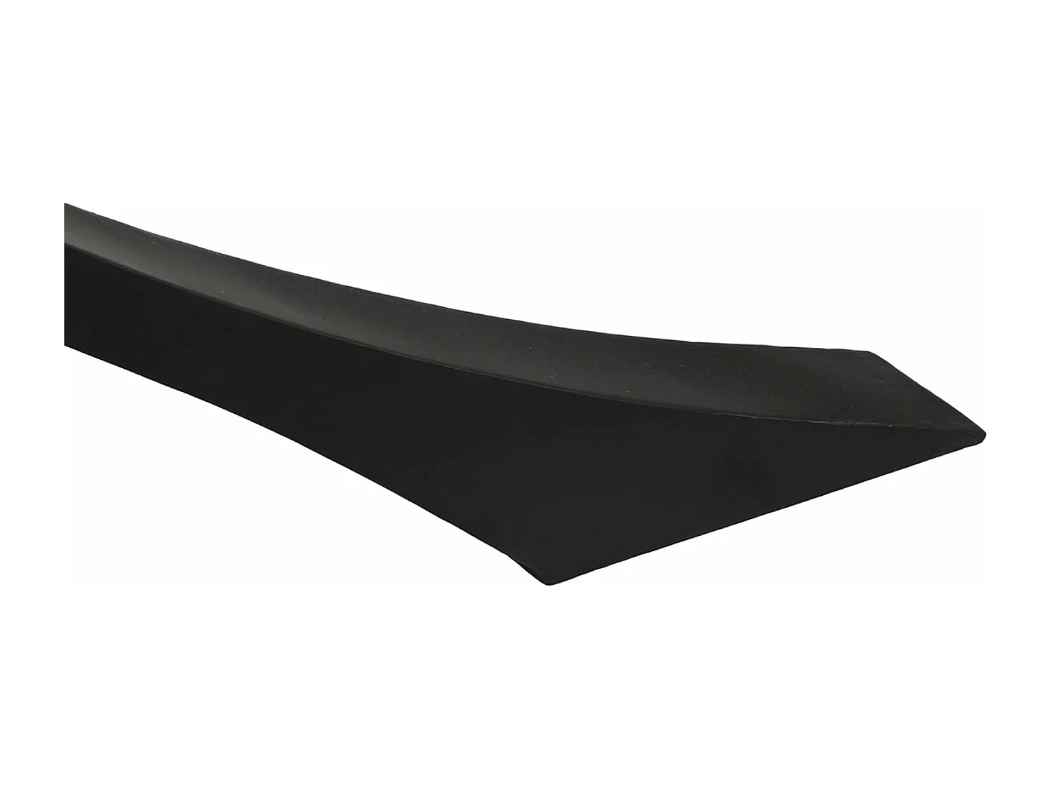 Table de salle à manger, table de repas en bois d'acacia coloris naturel et métal noir - longueur 200 x profondeur 110 x hauteur 76 cm