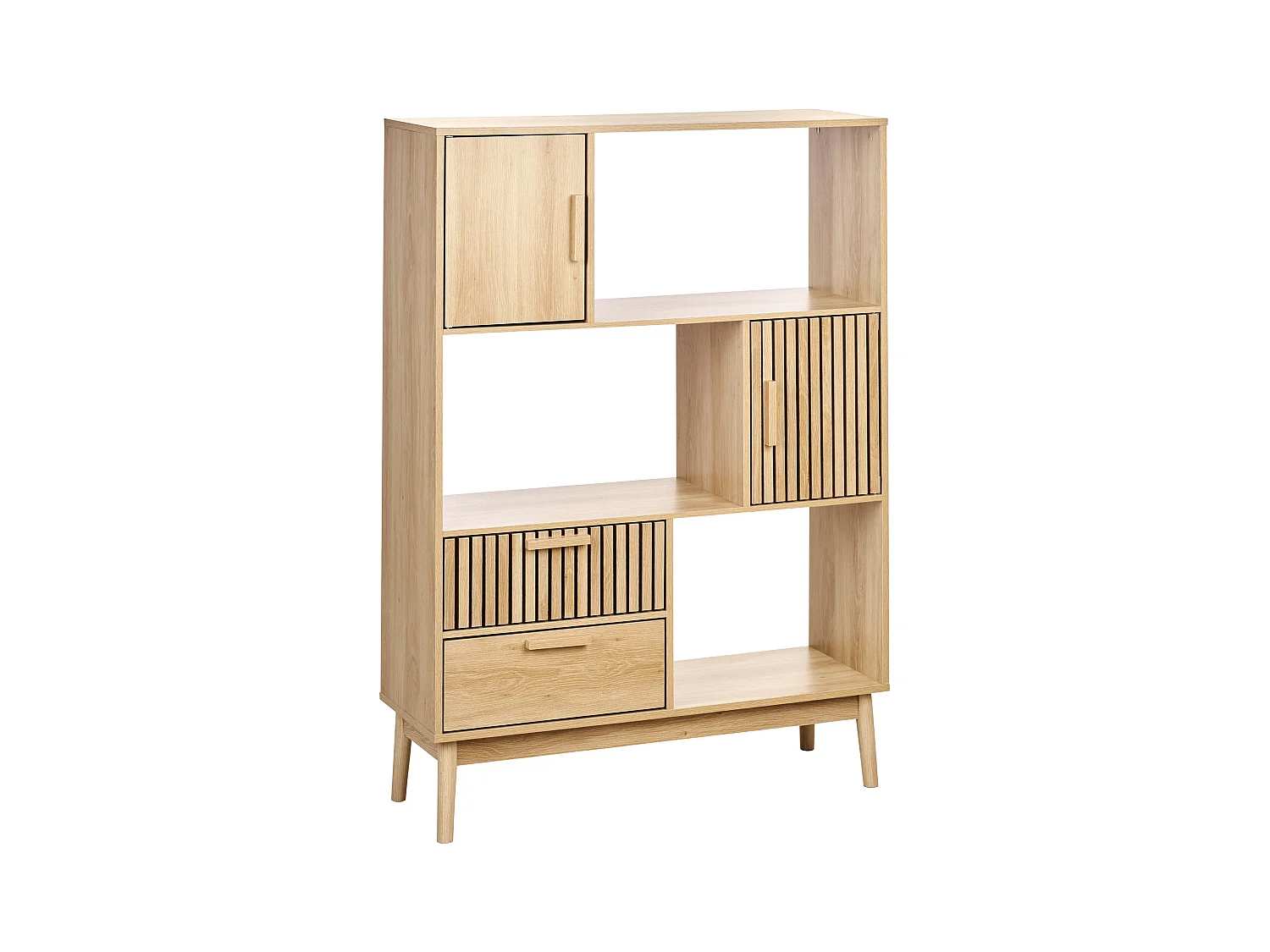 Regał LYNWOOD 140 cm Jasnobrązowy