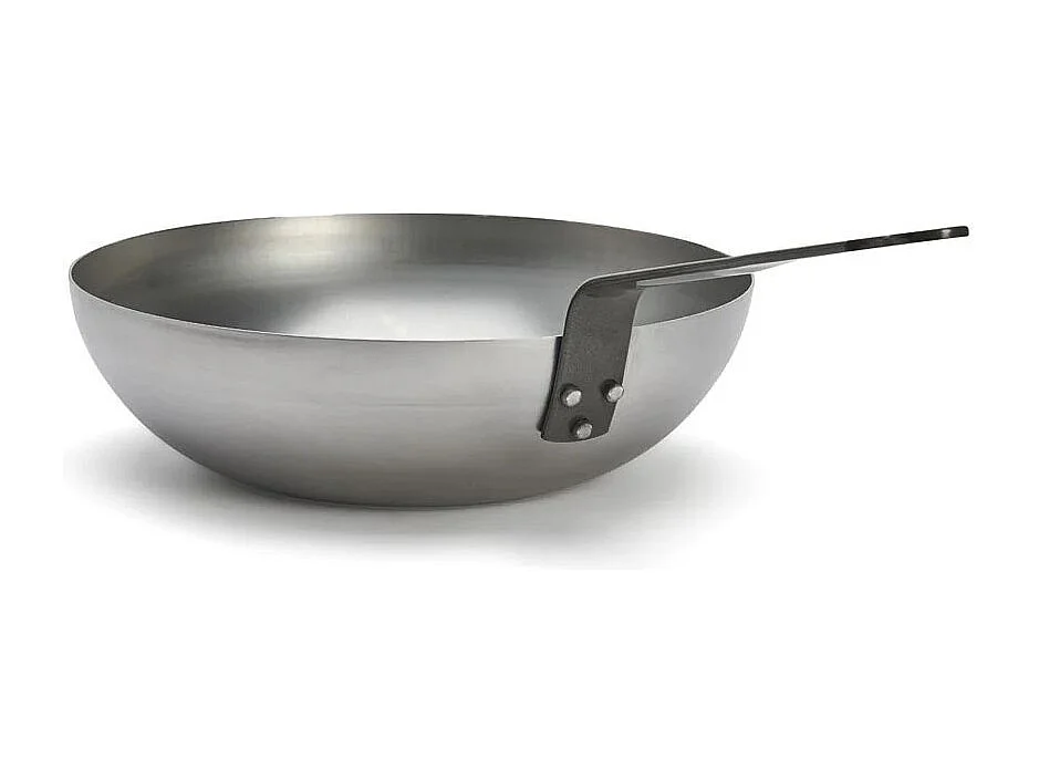 De Buyer Wok bombé en acier 24cm - 5617.24