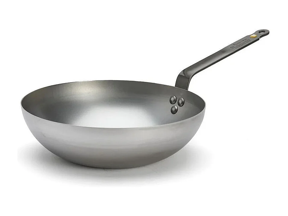 De Buyer Wok bombé en acier 24cm - 5617.24