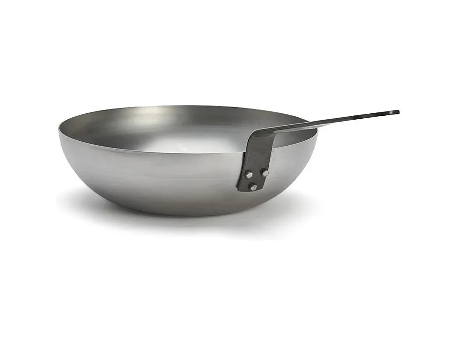 De Buyer Wok bombé en acier 24cm - 5617.24