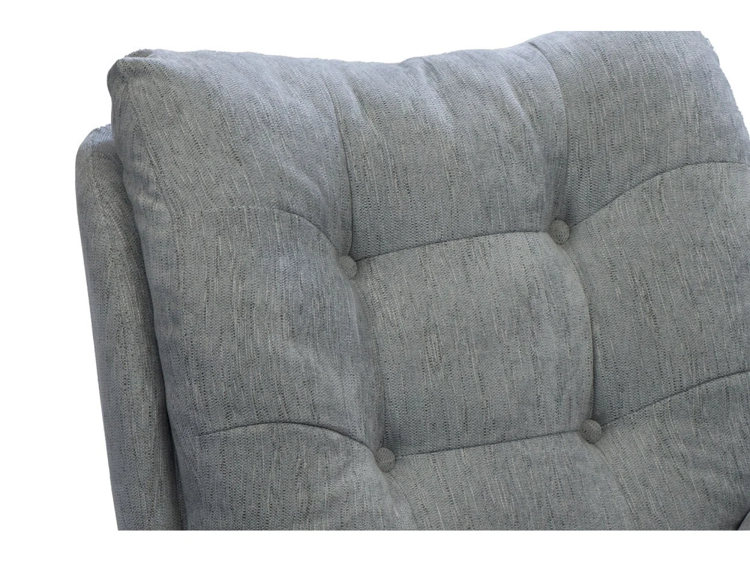 Fauteuil de salon relax pivotant en tissu - ERIC