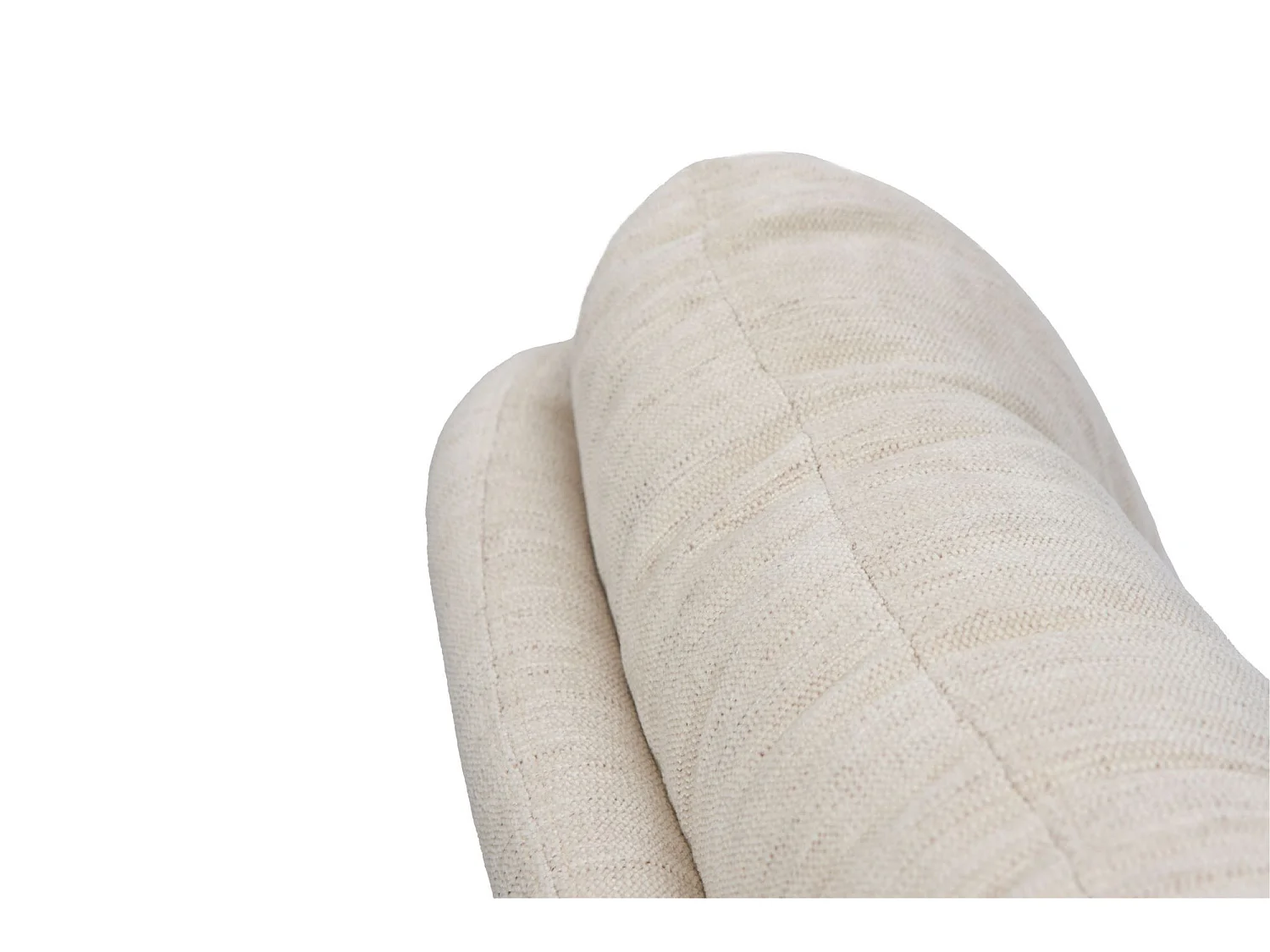 Fauteuil de salon relax pivotant en tissu - ERIC