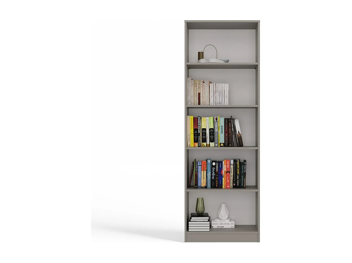 FLORENCE - Libreria a 5 ripiani - Dimensioni 182x60x30 cm - Libreria contenitore