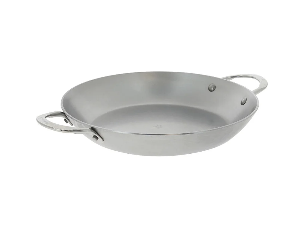 De Buyer Poêle ronde acier 2 anses 28cm - 5652.28