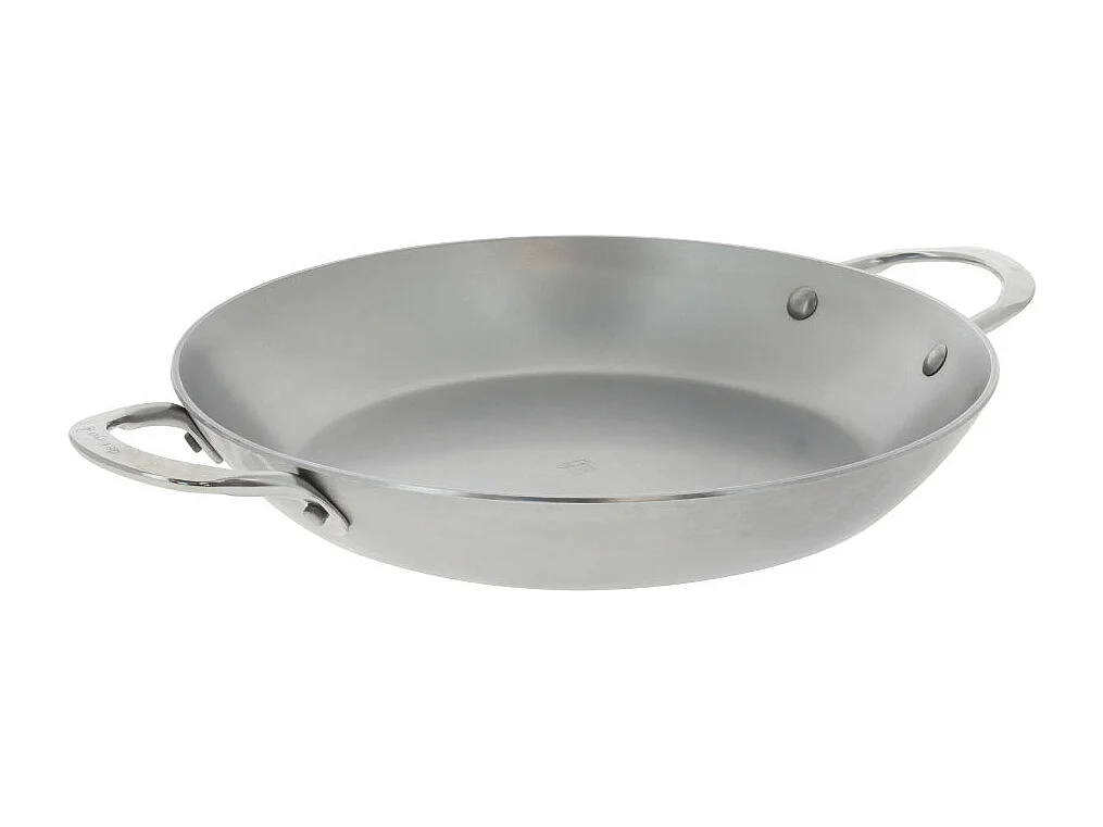 De Buyer Poêle ronde acier 2 anses 28cm - 5652.28