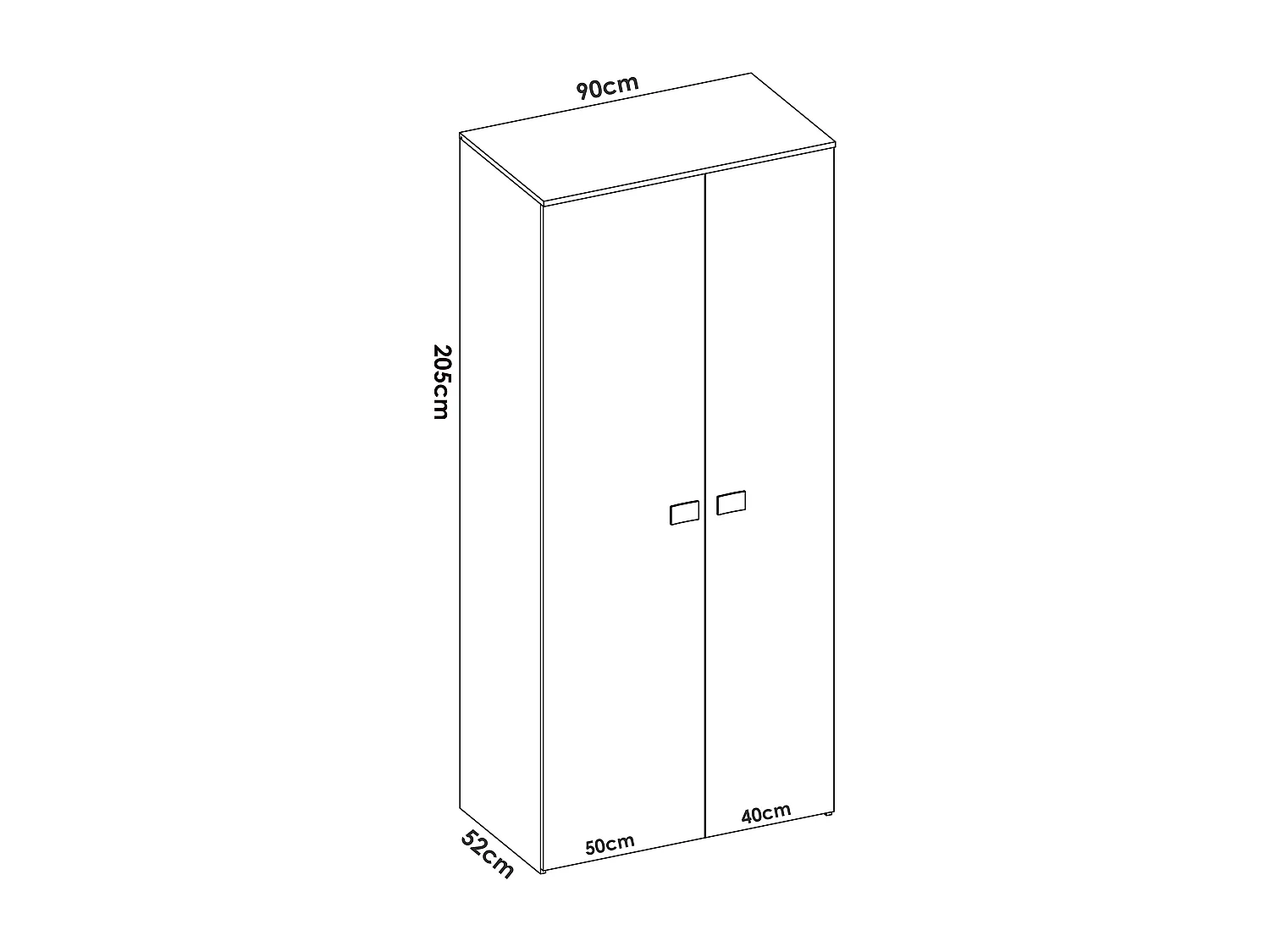 Ensemble chambre à coucher pour enfant complète ( lit enfant 190x90 cm avec 1 tiroir + table de chevet + armoire + commode ) coloris blanc, chêne naturel