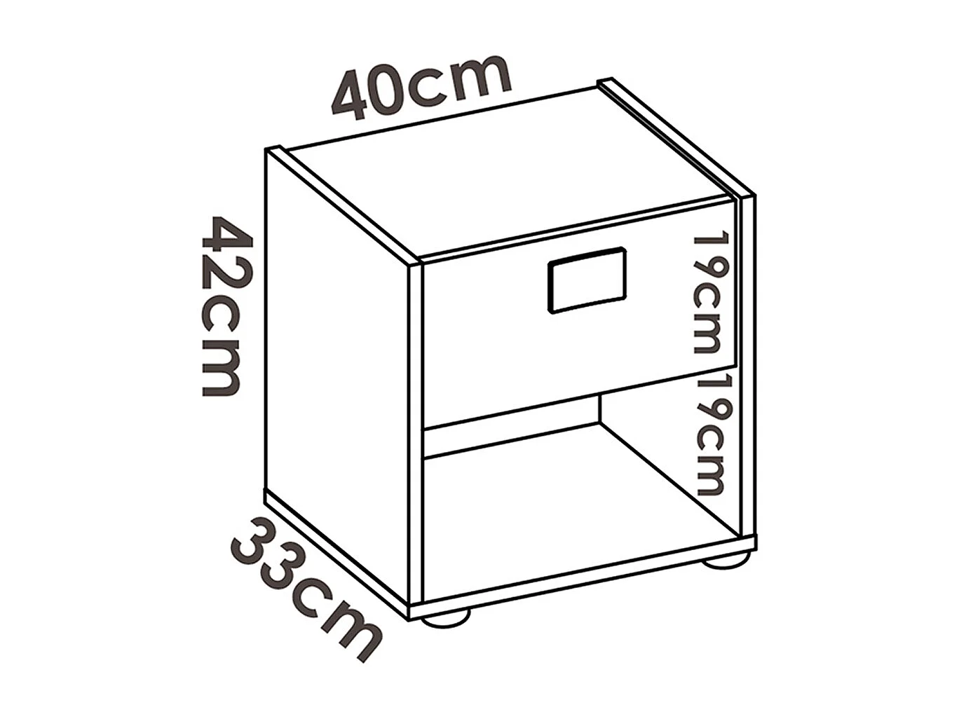 Ensemble chambre à coucher pour enfant complète ( lit enfant 190x90 cm avec 1 tiroir + table de chevet + armoire + commode ) coloris blanc, chêne naturel