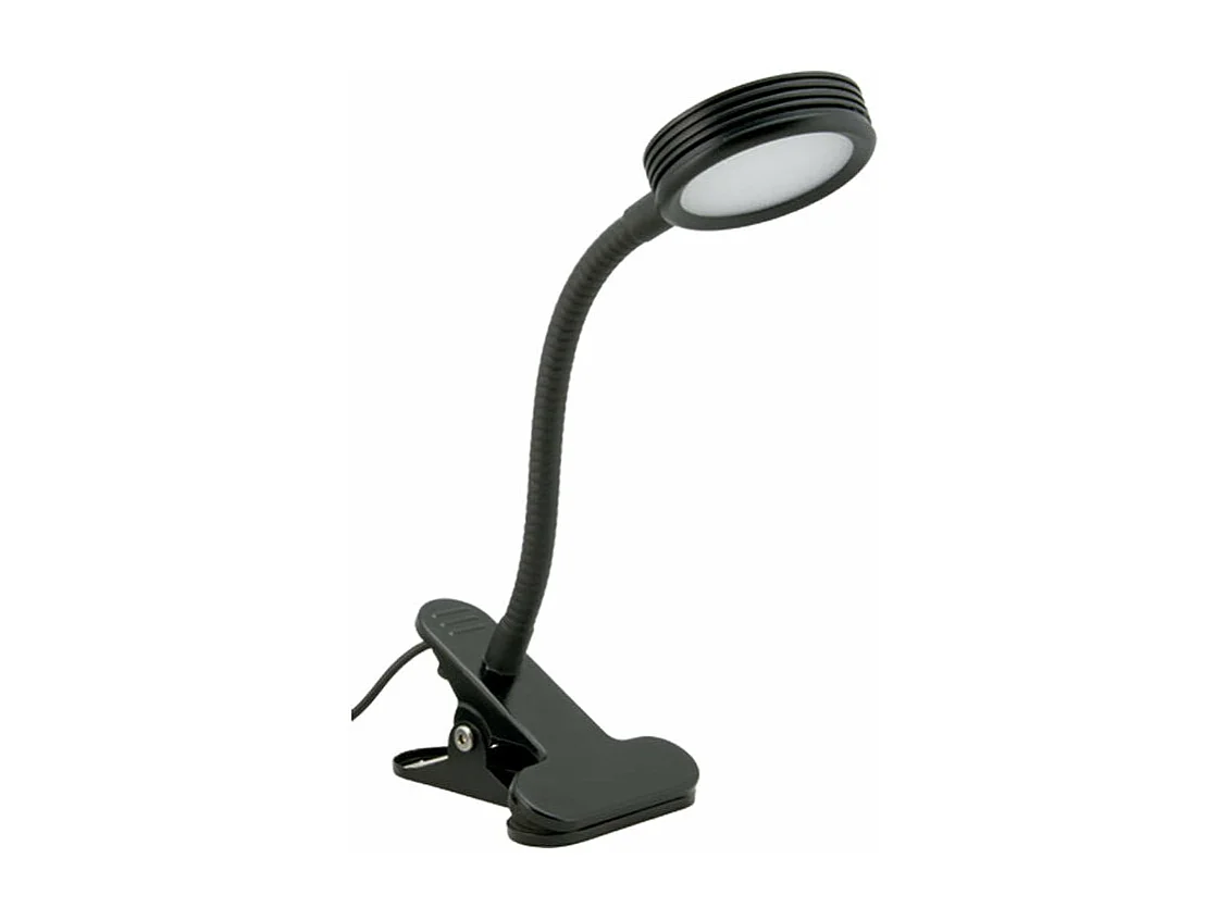 Flexo Lampe de bureau Securit Pince Noir (31 x 7,5 x 11 cm)