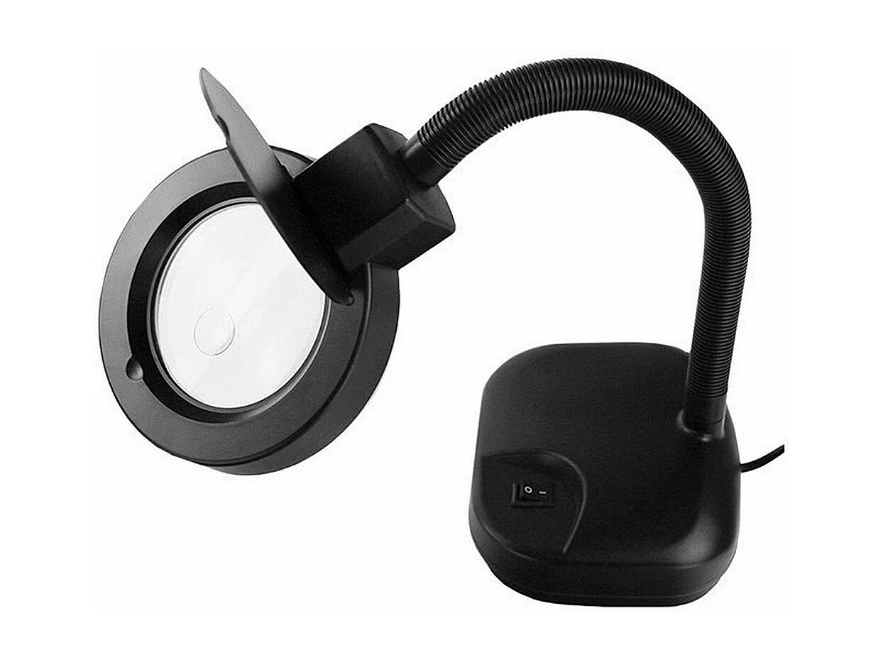 Flexo Lampe de bureau EDM Loupe de table Noir (14 x 32 cm)