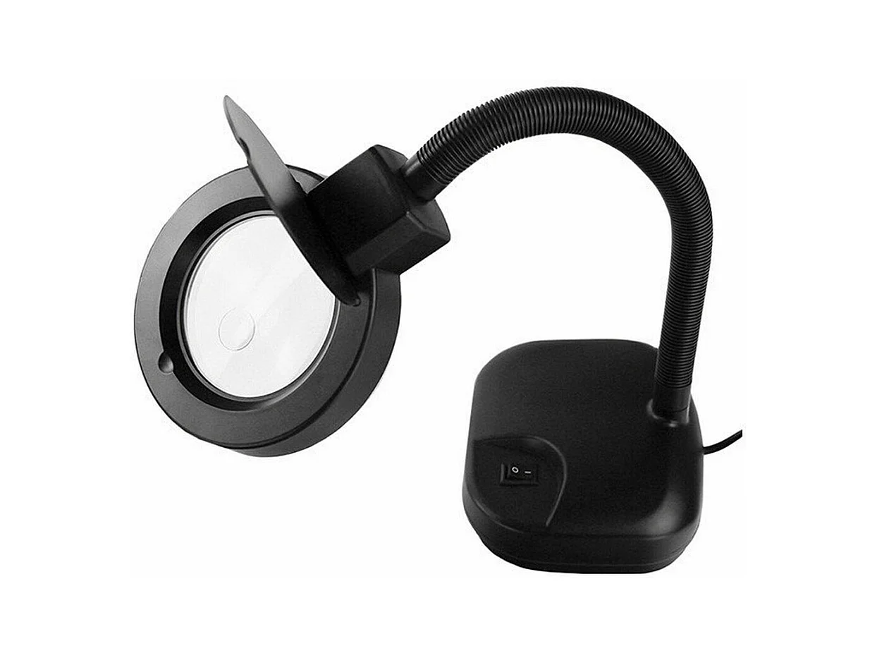 Flexo Lampe de bureau EDM Loupe de table Noir (14 x 32 cm)