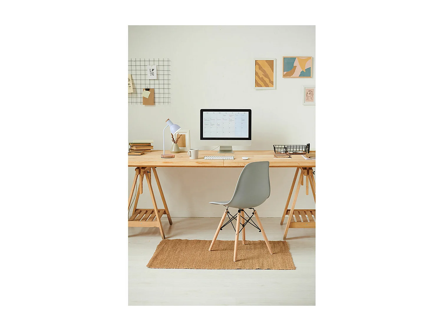 Lampe de bureau EDM 32015 Blanc (12 x 17 x 45 cm)