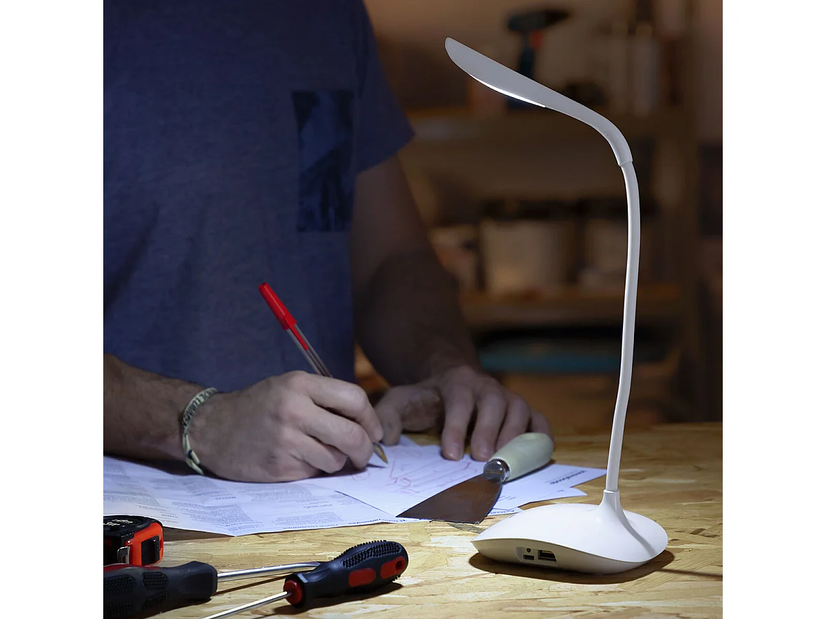 Lampe LED Rechargeable Tactile Lum2Go InnovaGoods (10 x 39,5 x 11,5 cm)