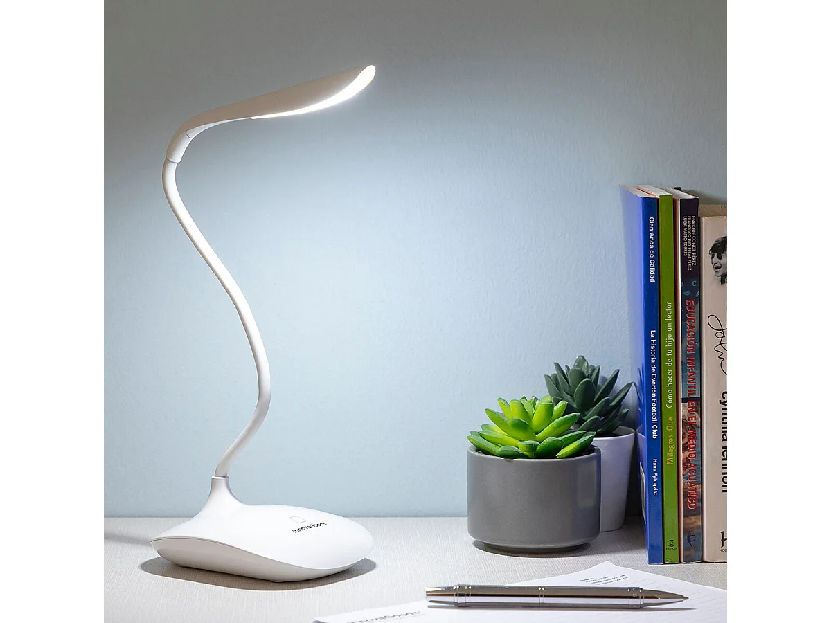 Lampe LED Rechargeable Tactile Lum2Go InnovaGoods (10 x 39,5 x 11,5 cm)