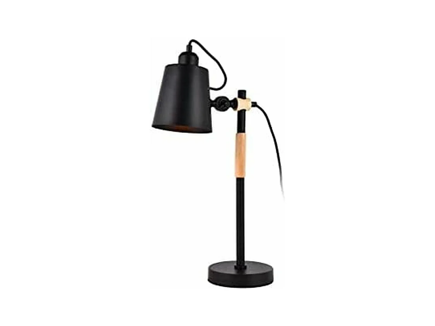 Flexo Lampe de bureau EDM Noir (15 x 15 x 54 cm)