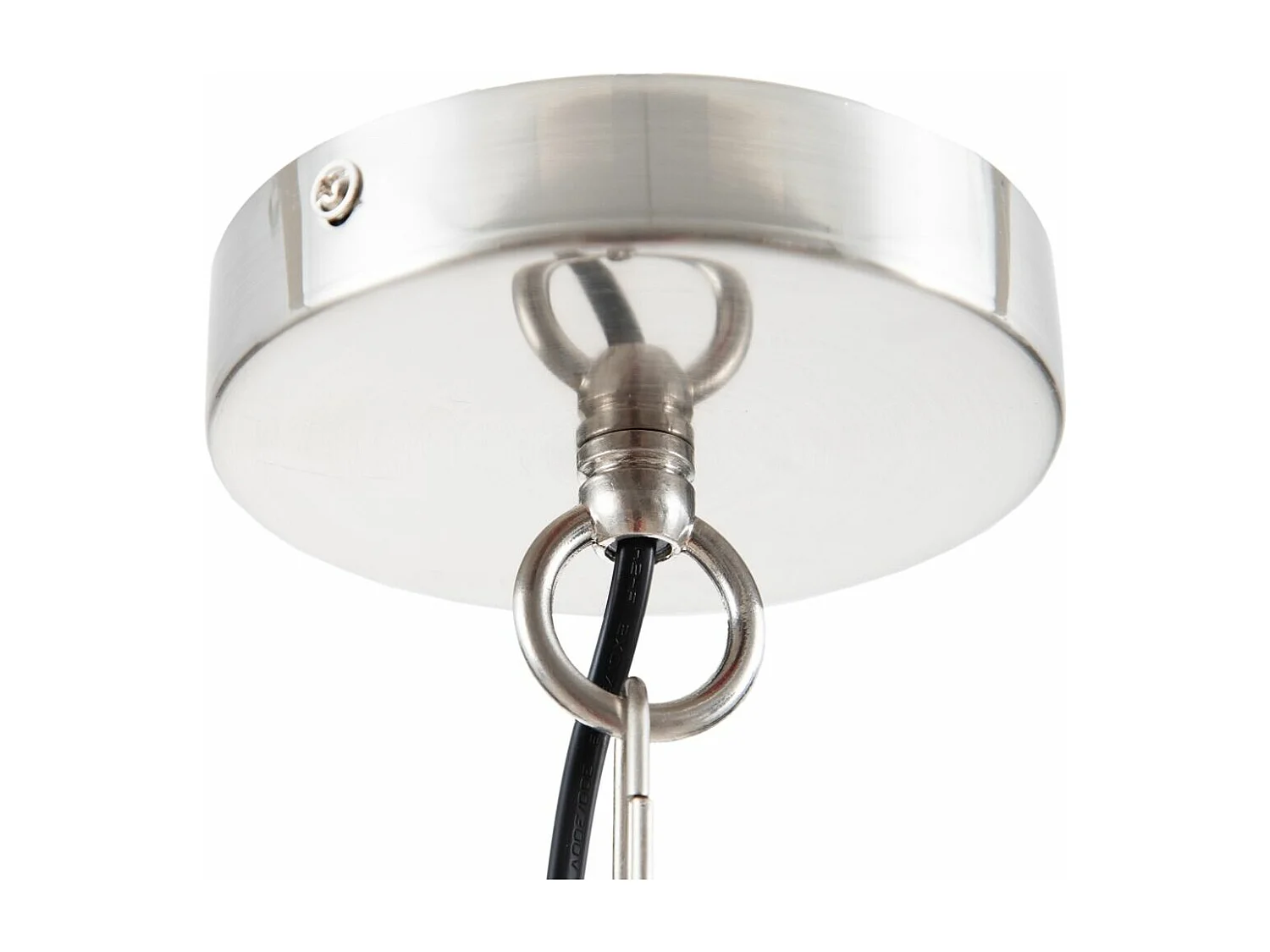 Suspension en Métal Argenté (30 x 30 x 36 cm)