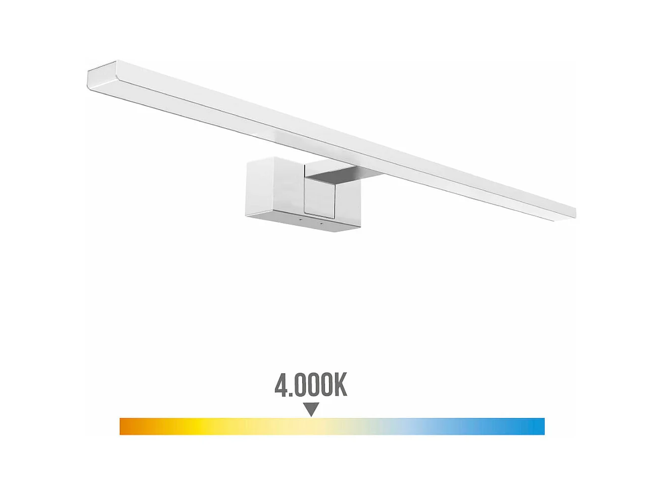 Applique LED EDM 1270 lm Aluminium ABS (60 x 12,8 x 5,1 cm)