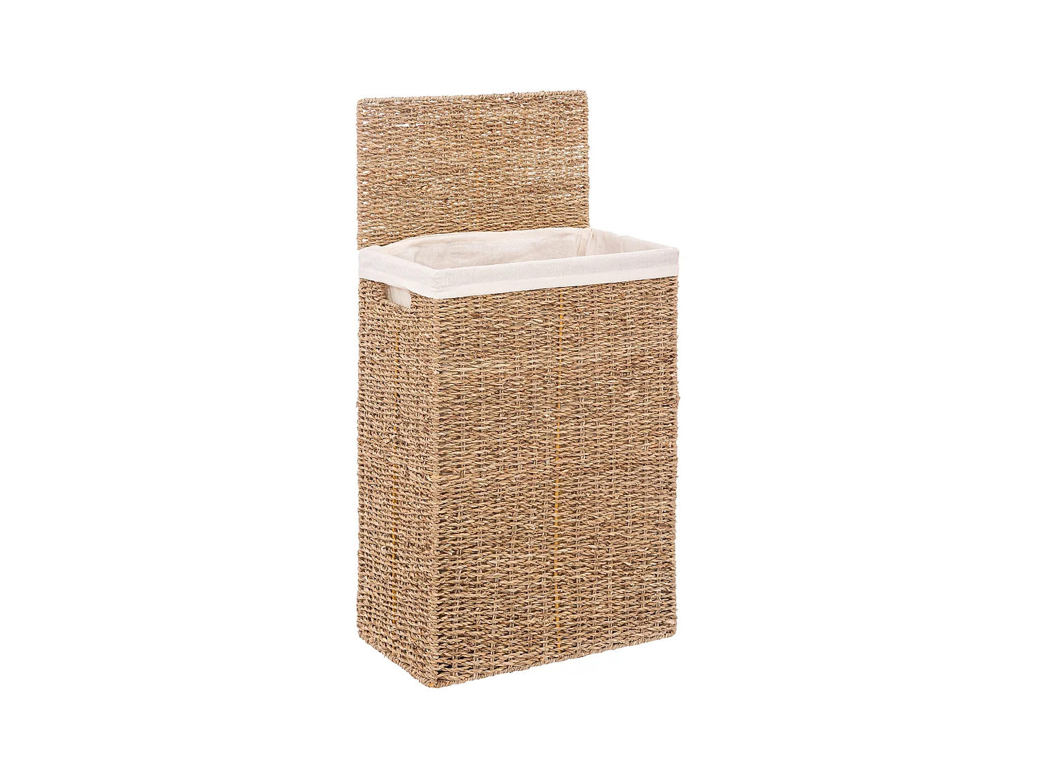 WELL HOME - Panier conteneur pour vêtements ou linge, format rectangulaire 40L