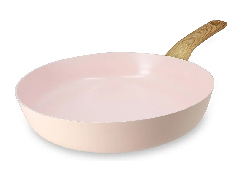 Menastyl - Poele Colorama 28cm En Aluminium Recycle Rose Induction