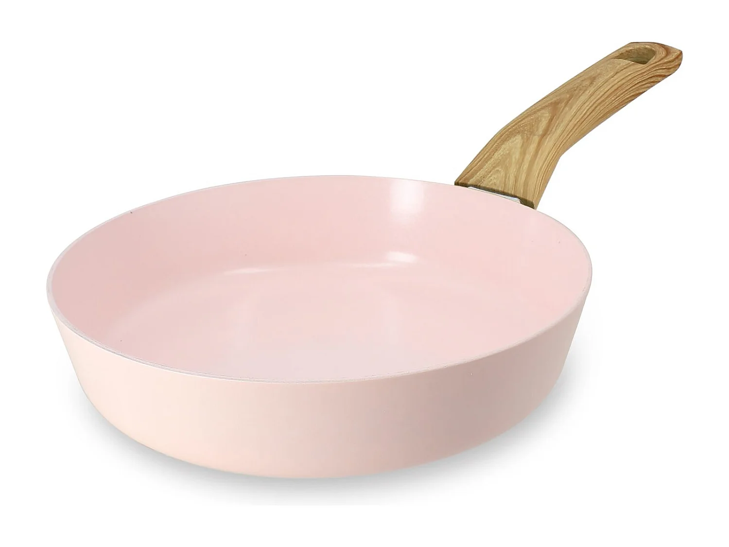 Menastyl - Poele Colorama 20cm En Aluminium Recycle Rose Induction