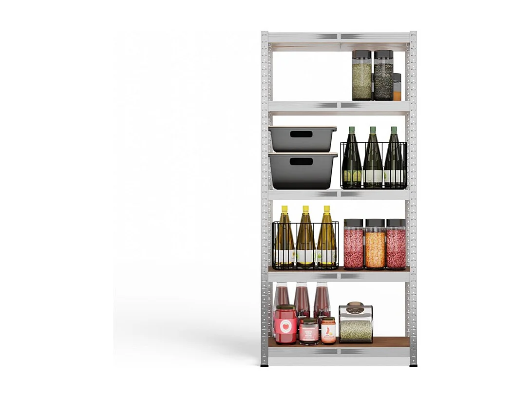 MAG - Etagère d'entrepôt en métal stable et durable - 5 étagères