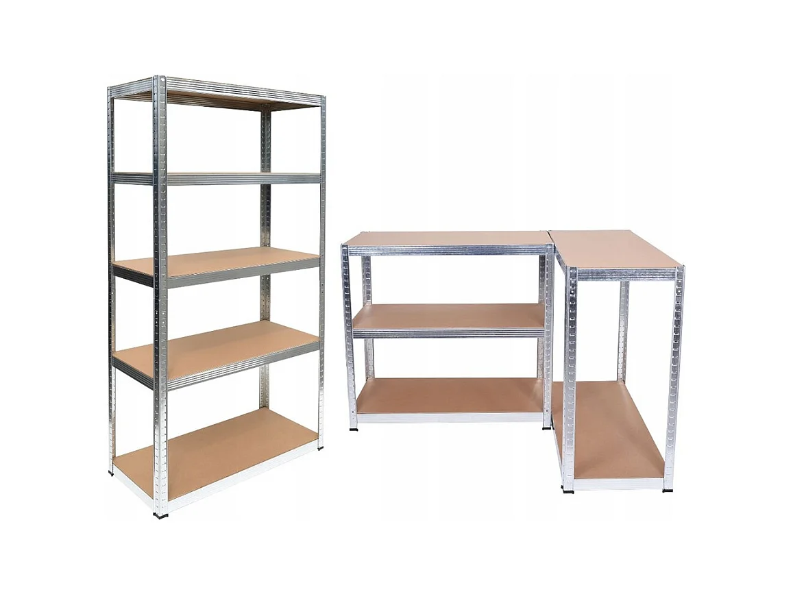 Regał Magazynowy G7030 | Metalowy Stelaż 5 Półek | 70x30x150 cm