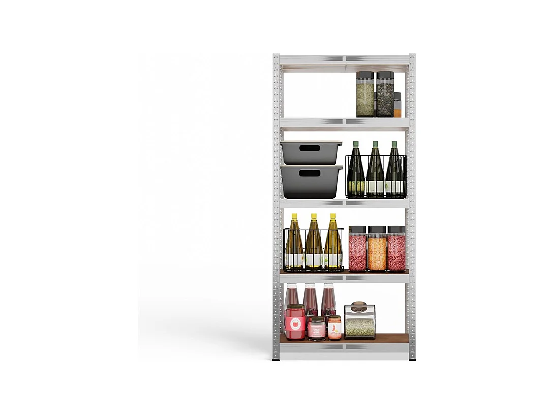 Regał Magazynowy G7030 | Metalowy Stelaż 5 Półek | 70x30x150 cm