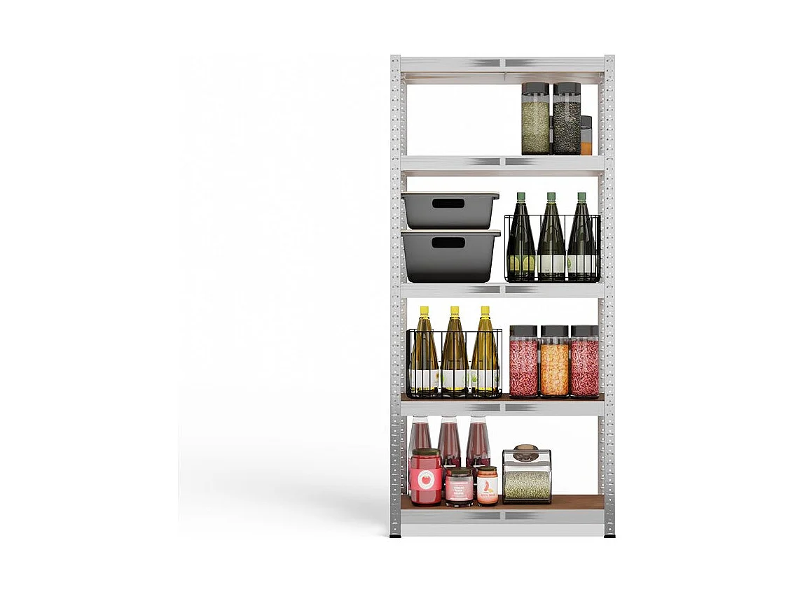 Regał Magazynowy G7030 | Metalowy Stelaż 5 Półek | 70x30x150 cm