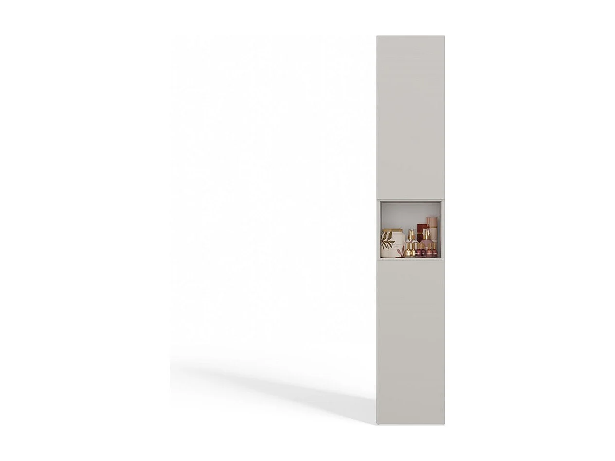 LUANA - Mueble de baño con 2 puertas - 31x30x174 cm - Columna de almacenaje para baño