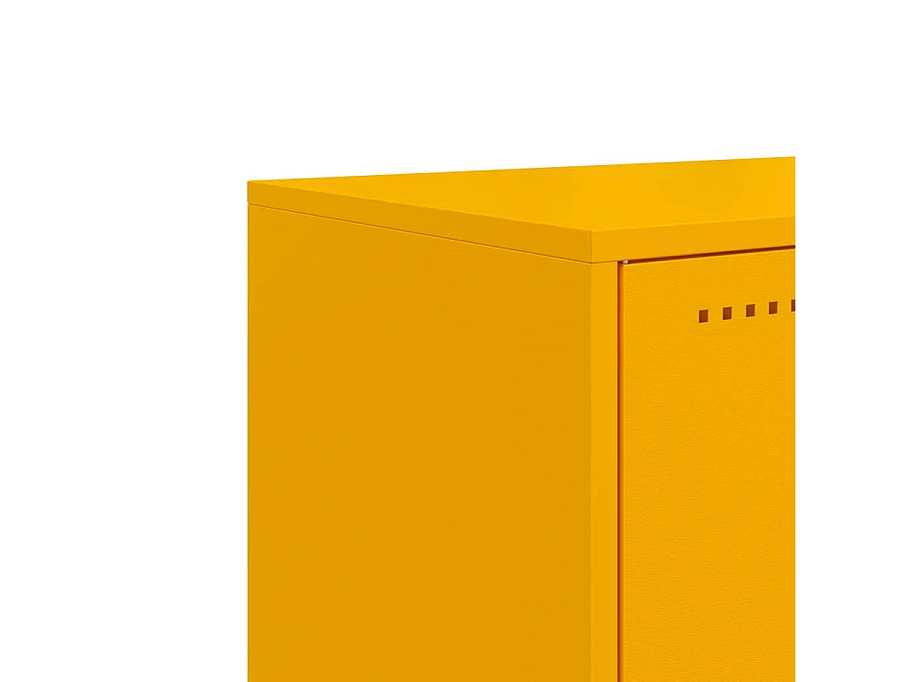 Mobile TV Giallo Senape 100,5x39x60,5 cm in Acciaio