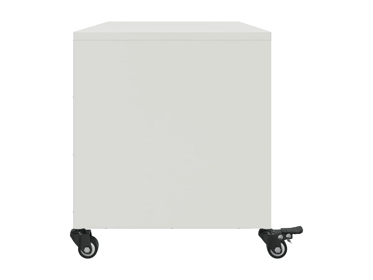 TV-Schrank Weiß 68x39x43,5 cm Kaltgewalzter Stahl