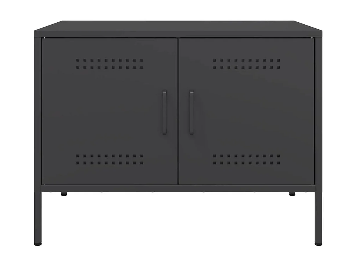 Móvel de TV 68x39x50,5 cm aço preto