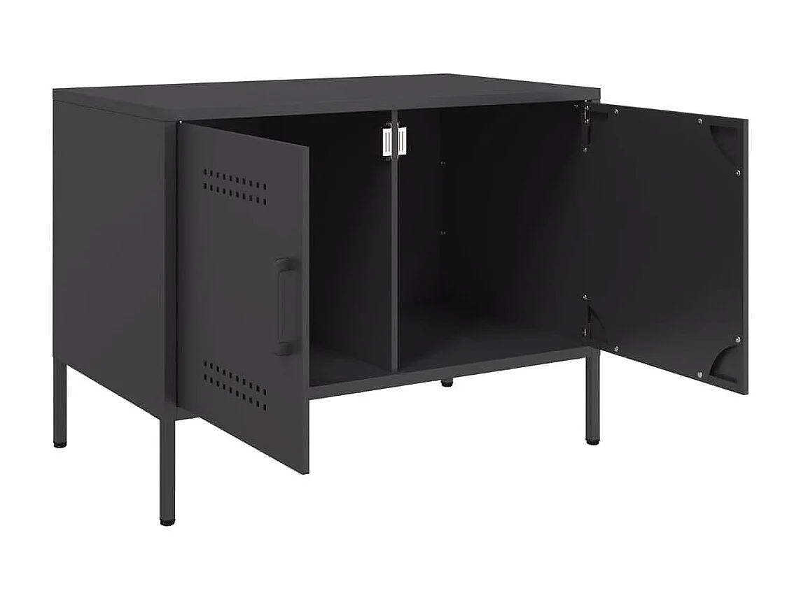 Móvel de TV 68x39x50,5 cm aço preto