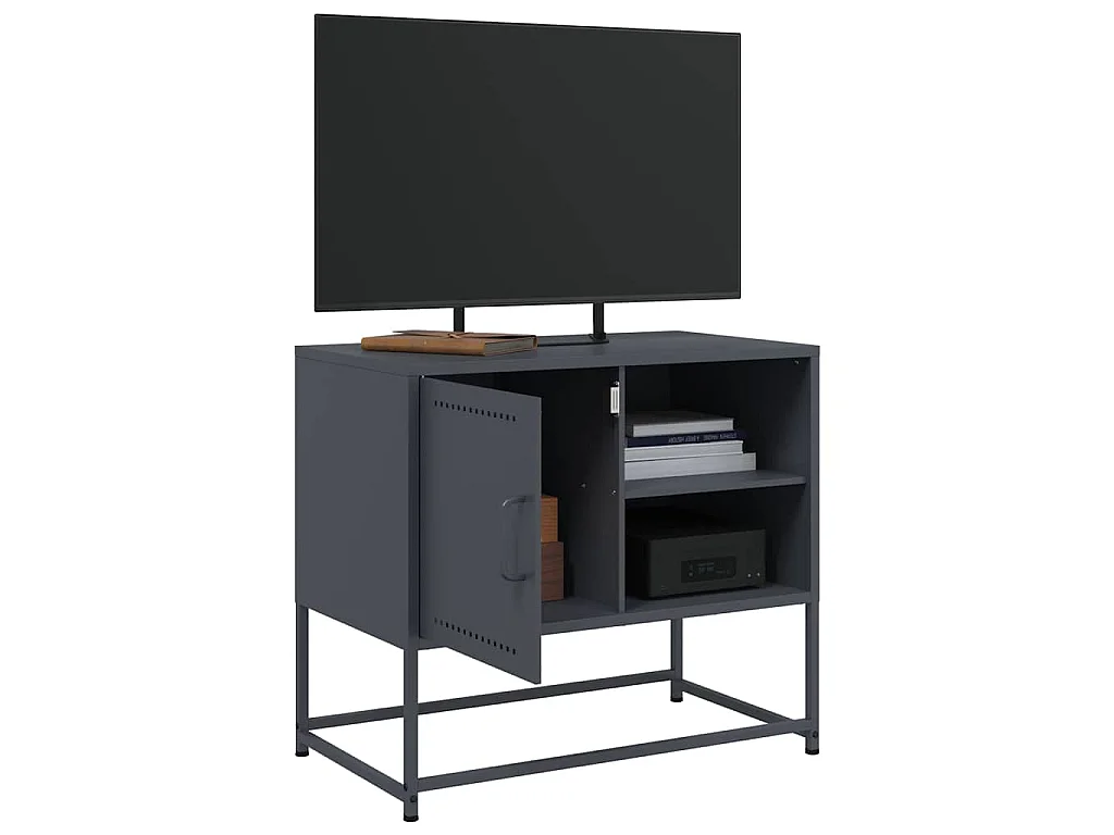 TV-Schrank Anthrazit 68x39x60,5 cm Stahl